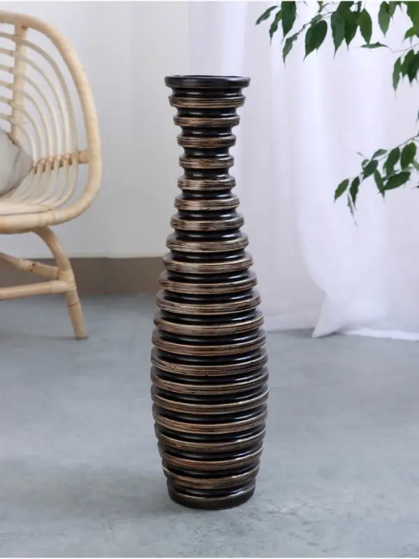 Ваза напольная &laquo;Гриф&raquo;, 60&times;14 см, керамика, коричневая