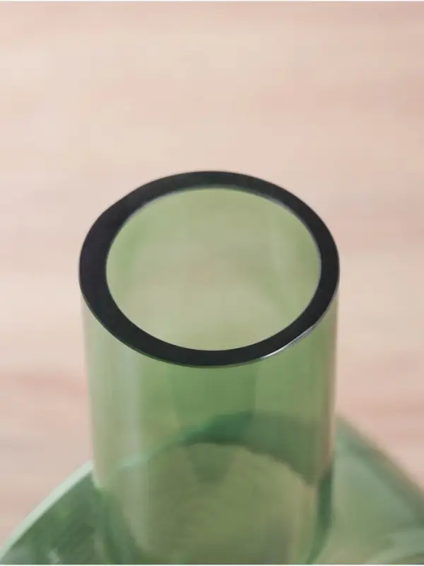 Ваза для цветов &laquo;Эйверис&raquo;, d=6 см, 24&times;15.5 см, стекло, зелёная