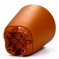 Кашпо с прикорневым поливом 15 л D-29,5см, H-31см карамель "Гранд"