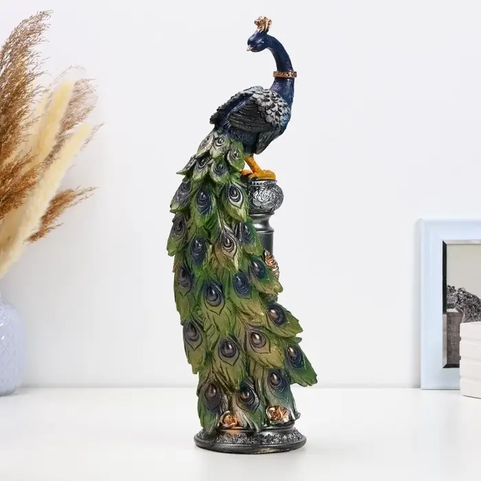 Фигурка полистоун «Павлин», 42×13×11 см Фигурка полистоун «Павлин», 42×13×11 см