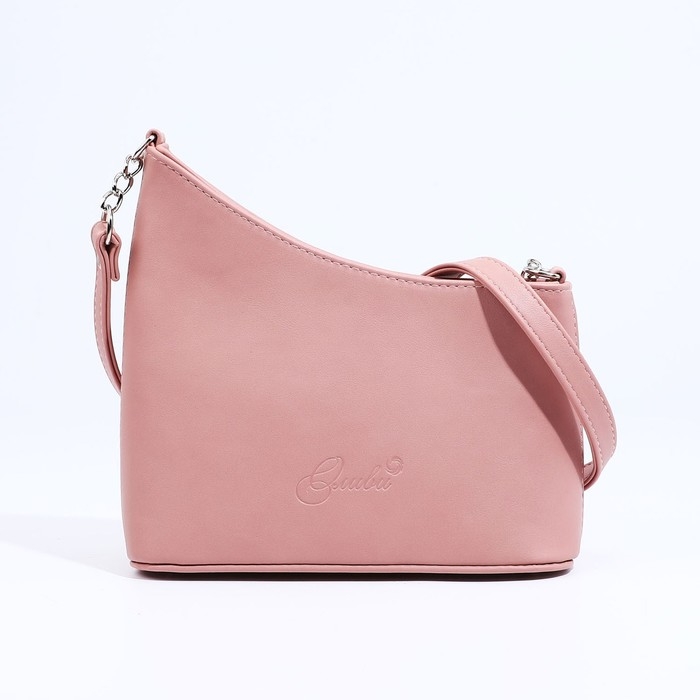 Сумка кросс-боди Сумка кросс-боди "Оливи" на молнии, наружный карман, цвет розовый