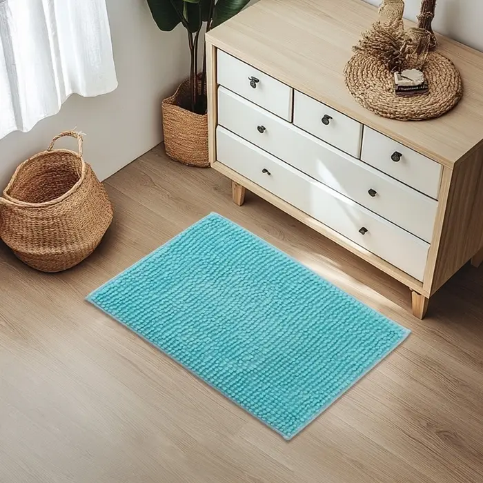 Коврик для дома Доляна &laquo;Букли&raquo;, 40&times;60 см, голубой