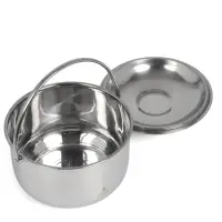 Котелок походный maclay, 24 см, с крышкой, нержавеющая сталь