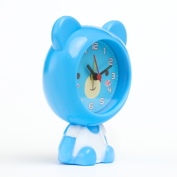 Часы - будильник настольные Часы - будильник настольные "Медвежонок" детские, дискретный ход, 12 х 9 см, АА