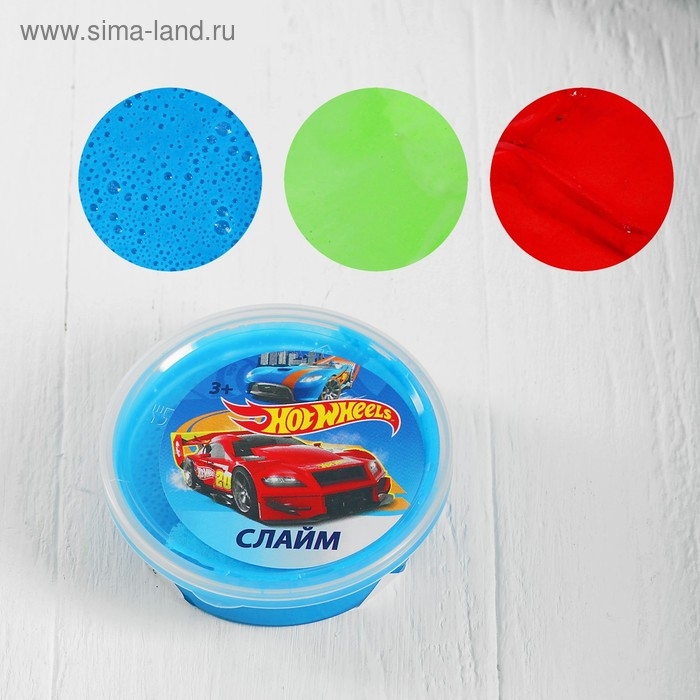 Слайм жвачка для рук «Hot Wheels» ароматизированный, 70 мл, МИКС Слайм жвачка для рук «Hot Wheels» ароматизированный, 70 мл, МИКС