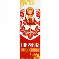 Украшение для блинов на масленицу «Матрешка», 6×19 см