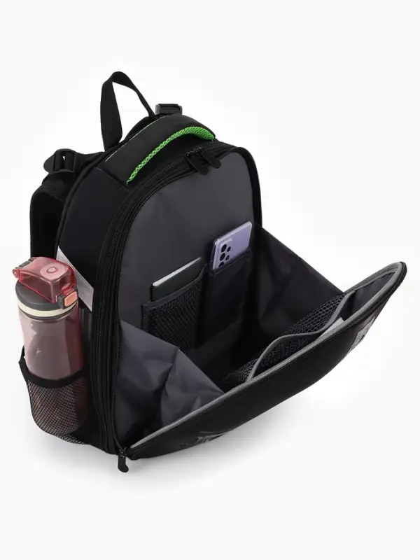 Рюкзак школьный для мальчика &laquo;Тачка&raquo;, Stavia, эргономичная спинка, 30&times;16&times;38 см, чёрный