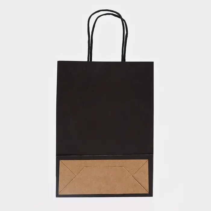 Пакет крафт «Радуга», чёрный, 18×8×25 см, 80 г/м², 1 шт. Пакет крафт «Радуга», чёрный, 18×8×25 см, 80 г/м², 1 шт.