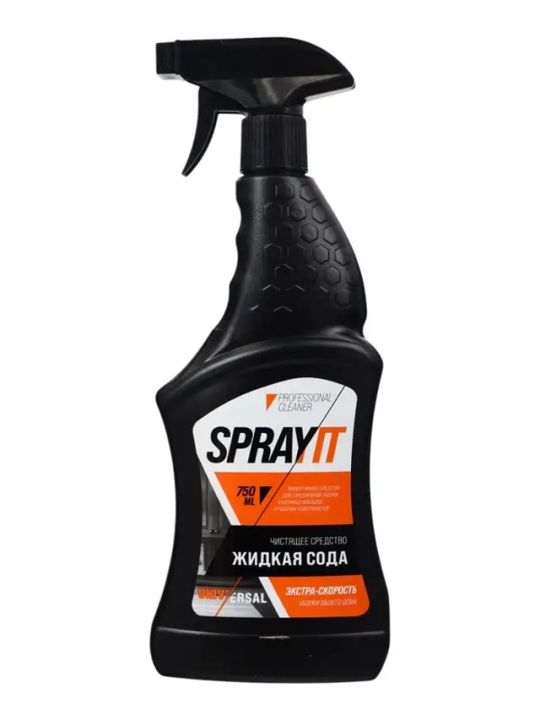 Чистящее средство жидкая сода SPRAYIT, 750 мл