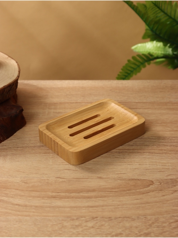 Мыльница 12,5х8 см, бамбук