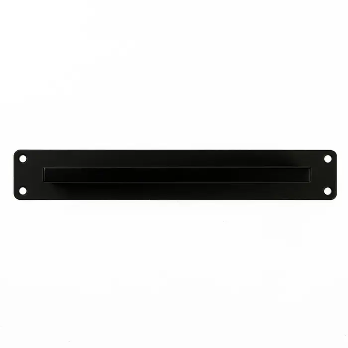 Ручка дверная, чёрная, 260&times;40 мм