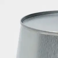 Вазон оцинкованный без ручек, 5 л, h=20.5 см, ГОСТ