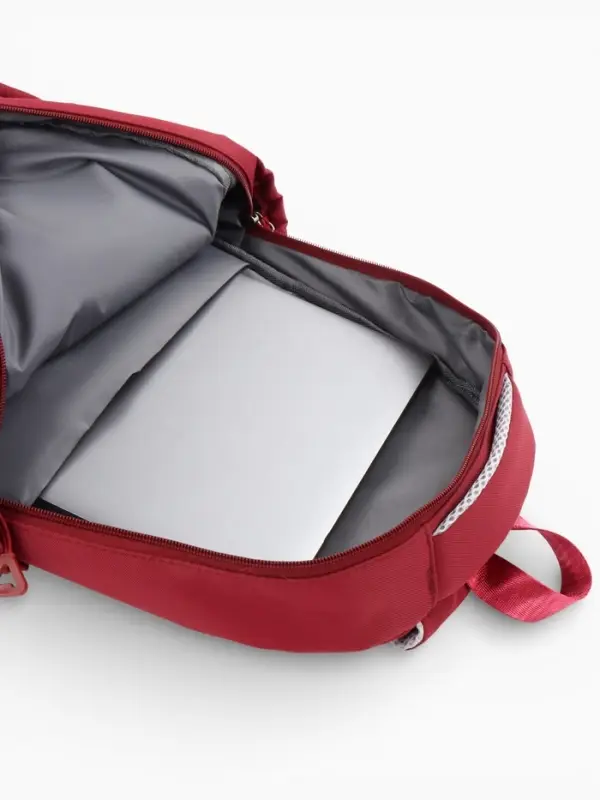 Рюкзак школьный &laquo;Котик&raquo;, 3 кармана, 2 отделения, 29&times;14&times;44 см, бордовый