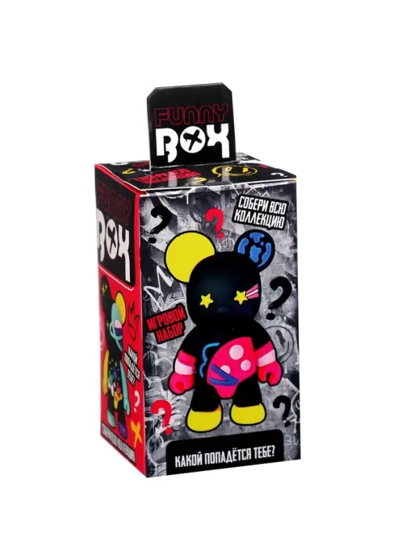 Игрушка - сюрприз Funny box WOOW TOYS &laquo;Мишки&raquo;: детский брелок, наклейки, карточка