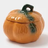 Горшок для запекания Борисовская керамика &laquo;Тыква&raquo;, 2.4 л, оранжевый