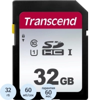 Карта памяти Transcend 300S SDHC 32Gb UHS-I Cl10, TS32GSDC300S