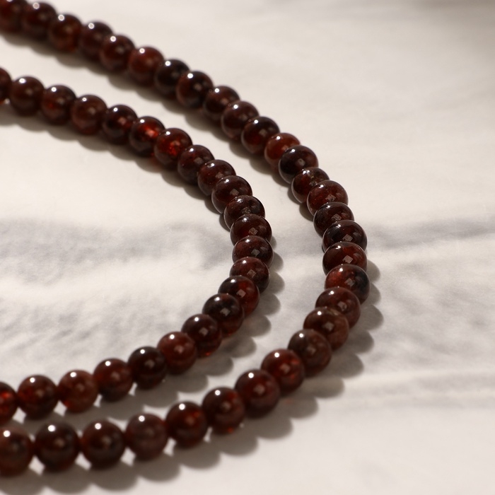 Набор 2 предмета: бусы, браслет шар №3 «Гранат» Набор 2 предмета: бусы, браслет шар №3 «Гранат»