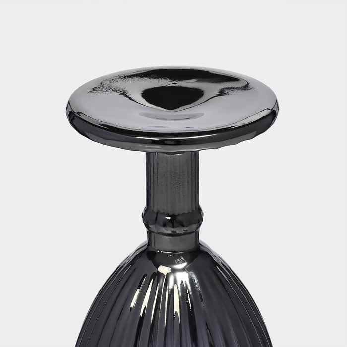 Бокал из стекла «Босфор», 250 мл, 8,5×16,5 см, цвет градиент серебро Бокал из стекла «Босфор», 250 мл, 8,5×16,5 см, цвет градиент серебро