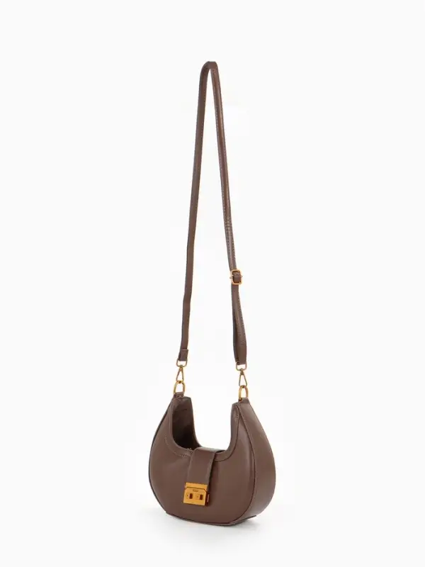 Сумка женская багет TEXTURA на молнии, 24&times;6.5&times;13 см, хаки