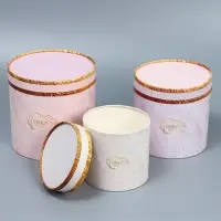 Набор коробок 3 в 1, упаковка подарочная, &laquo;Мрамор&raquo;, 13&times;13&times;13 - 18&times;18&times;18 см