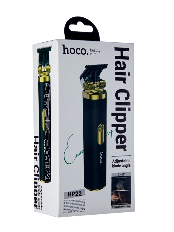 Машинка для волос Hoco HP22, черная Машинка для волос Hoco HP22, черная
