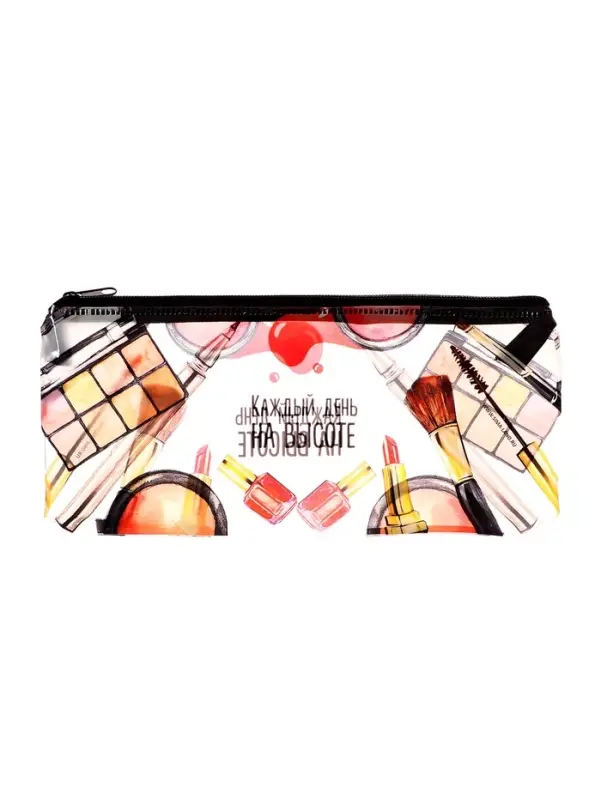 Пенал школьный «Фрукты», на молнии, МИКС Пенал школьный «Фрукты», на молнии, МИКС