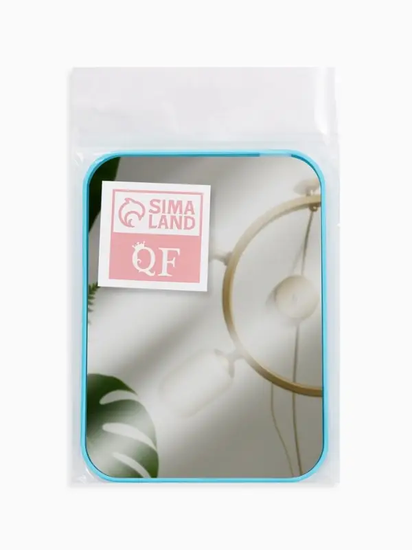 Зеркало настольное, прямоугольное, 11.5&times;15.5&times;1.2 см, МИКС