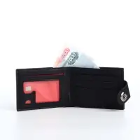 Портмоне мужское на магните, отдел для карт, купюр, чёрный