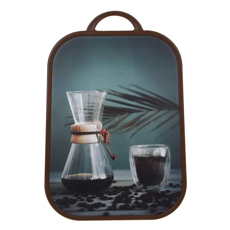 VETTA Доска разделочная "Кофе", 37x25х1,2см, полипропилен, 2 дизайна