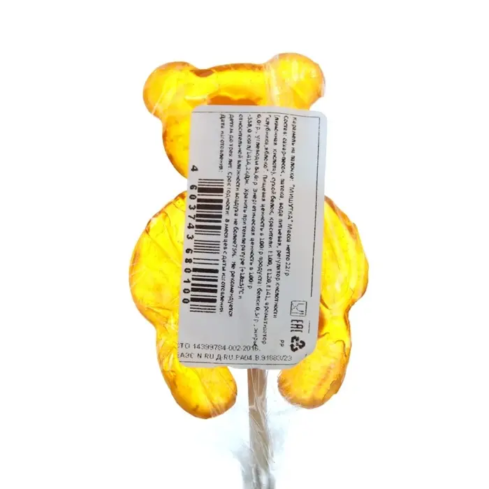 Карамель на палочке «Мишутка» микс 22 г Карамель на палочке «Мишутка» микс 22 г