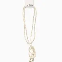 Бусы &laquo;Жемчуг&raquo;, узел, шар №2.6.8.10, цвет молочный, 60 см