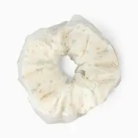 Резинка для волос «Цветы» бежевая, Принцессы Резинка для волос «Цветы» бежевая, Принцессы