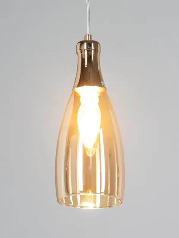 Светильник подвесной 06979/1HQ, 1x40Вт, E14, цвет золото