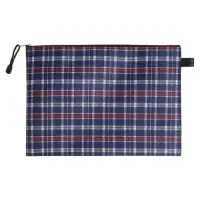 Папка-конверт на молнии Calligrata &laquo;Шотландка&raquo; А4, МИКС