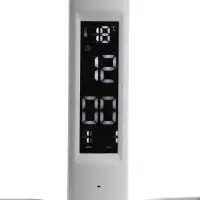 Часы - лампа электронные: календарь, термометр, LED, 3 режима, USB, 32&times;12&times;17 см