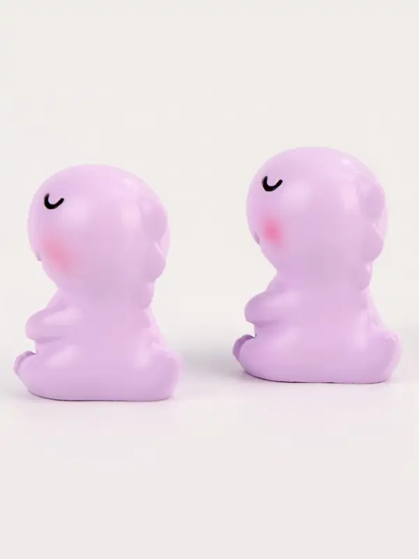 Миниатюра кукольная «Довольный дракон», набор 2 шт., размер 1 шт. — 2,6 × 2,2 см