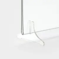 Ценникодержатель в эконом-панель, откидной, 10&times;13.5 см, прозрачный