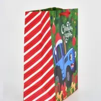 Пакет подарочный «С Новым годом», Синий трактор,  XL 40 × 49 × 19 см