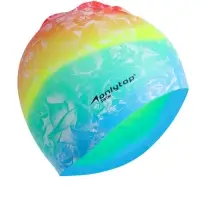Шапочка для плавания взрослая ONLYTOP Swim, силиконовая, обхват 54-60 см, МИКС