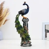 Фигурка полистоун &laquo;Павлин&raquo;, 42&times;13&times;11 см