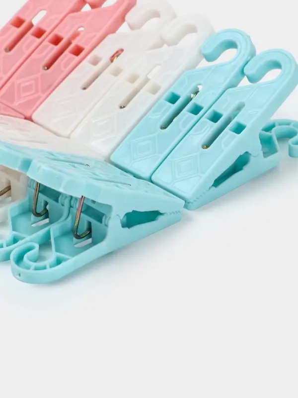 Набор прищепок бельевых 12 шт, пластик