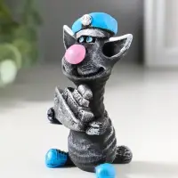 Фигура &laquo;Кот Матрос держит кораблик&raquo;, 9.2&times;5.4 см