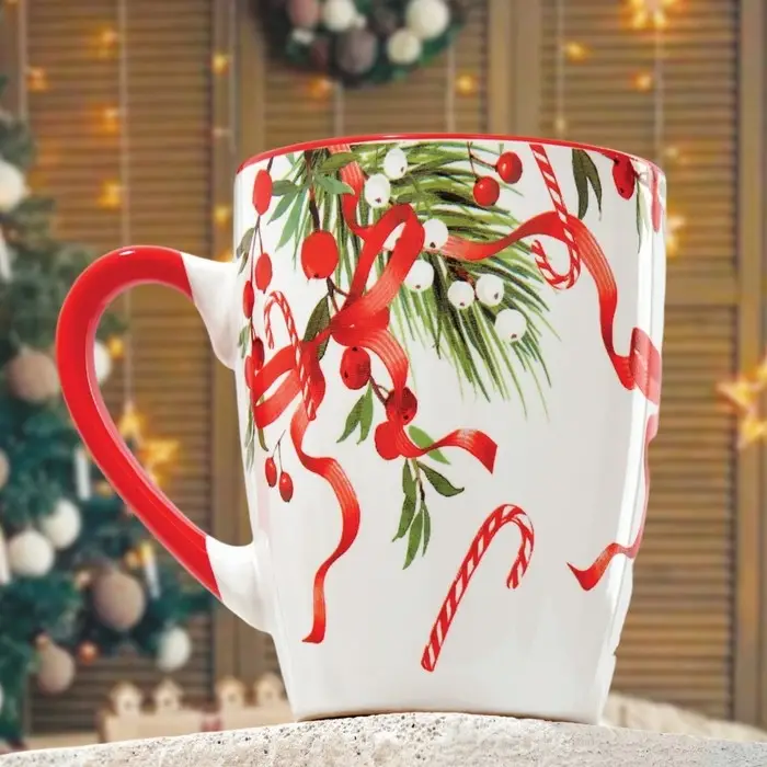 Кружка керамическая новогодняя Dolce Ceramo «Новогодняя сказка», 350 мл Кружка керамическая новогодняя Dolce Ceramo «Новогодняя сказка», 350 мл