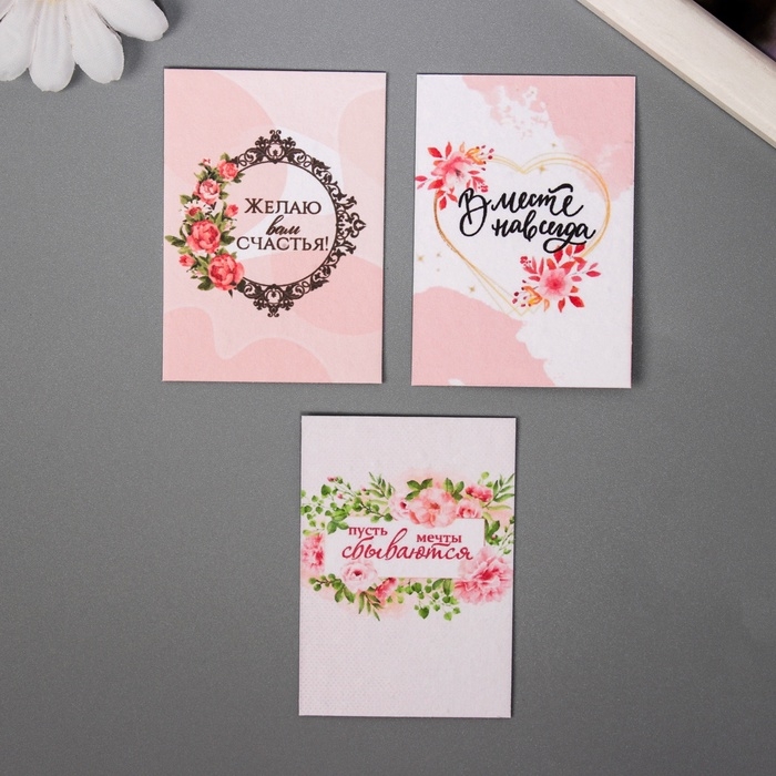 Набор открыток с семенами  Набор открыток с семенами "Вырасти сам" "Мечта" 5*7см 3 шт