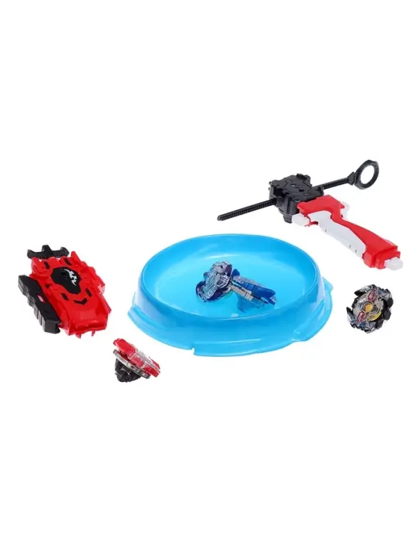 Волчки ULTRA SPIN, набор 4 шт., с устройством запуска и ареной