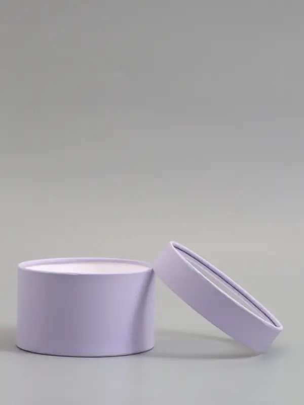 Подарочная коробка бледно-фиолетовая, завальцованная с окном, 16 х 11 см