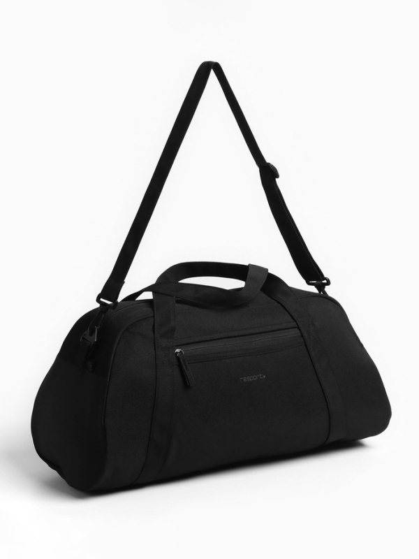 Сумка спортивная на молнии, размер универсальный, цвет черный