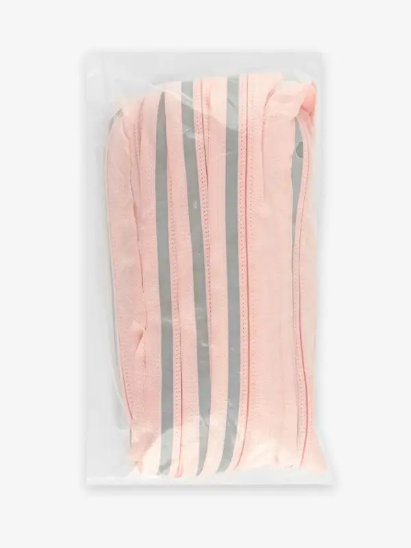 Молния &laquo;Спираль&raquo;, №5, разъёмная, со светоотражающей полосой, замок автомат, 80 см, розовая