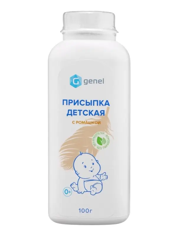 Присыпка детская &laquo;Перо&raquo;, с ромашкой, 100 г