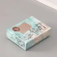 Подарочный набор для сургучной печати &laquo;Маяк&raquo;, печать, ручка, сургуч, 12.5&times;10&times;3.6 см
